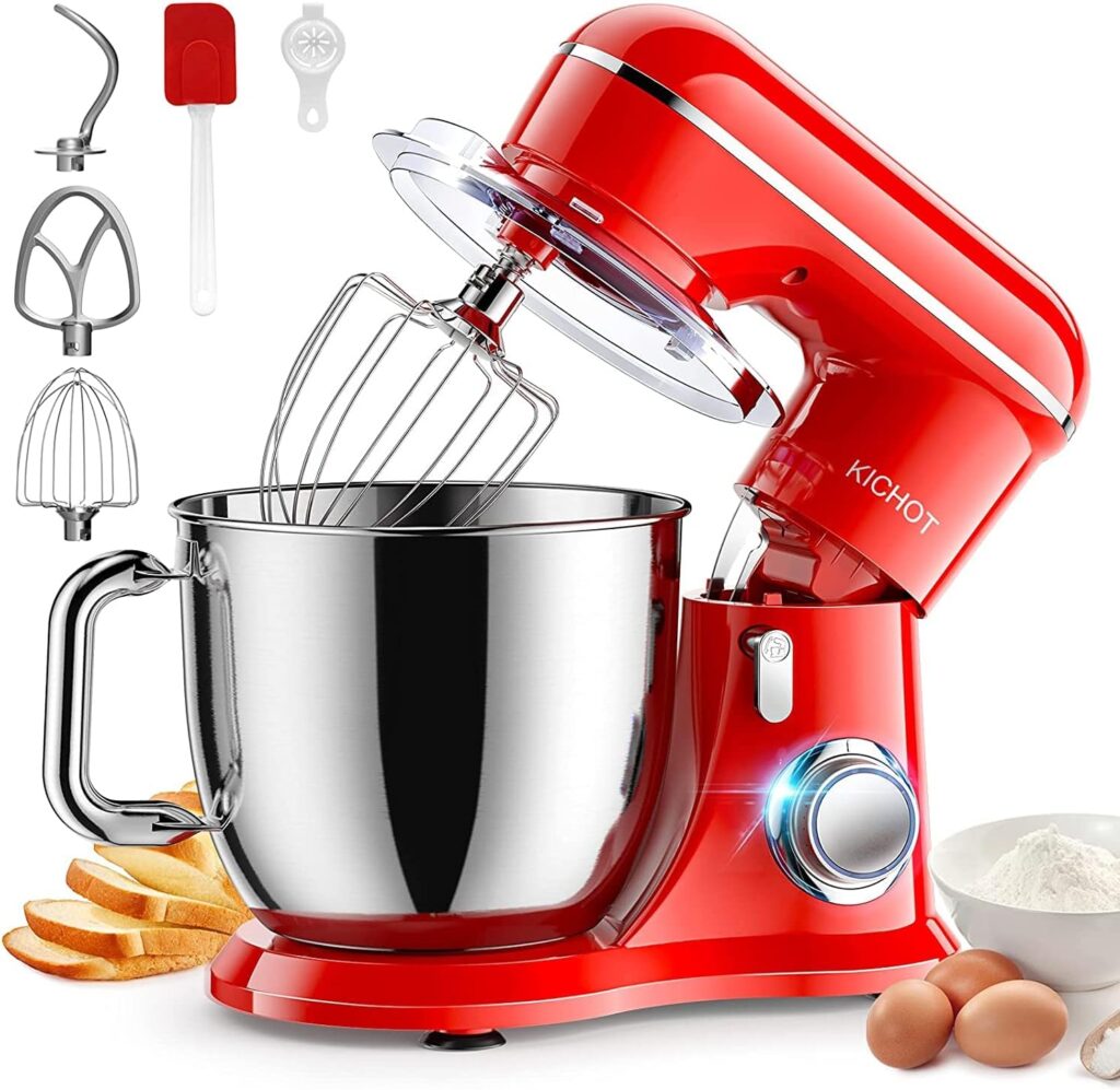 Nouveau processeur de cuisine multifonction 4.5L avec 10 vitesses et accessoires en acier inoxydable