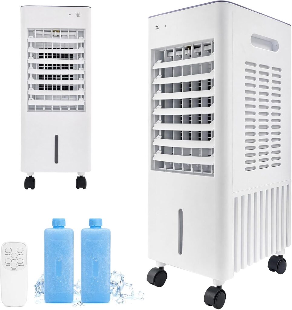 Lancement du climatiseur mobile 4-en-1 avec réservoir de 12L et télécommande pour intérieur moderne