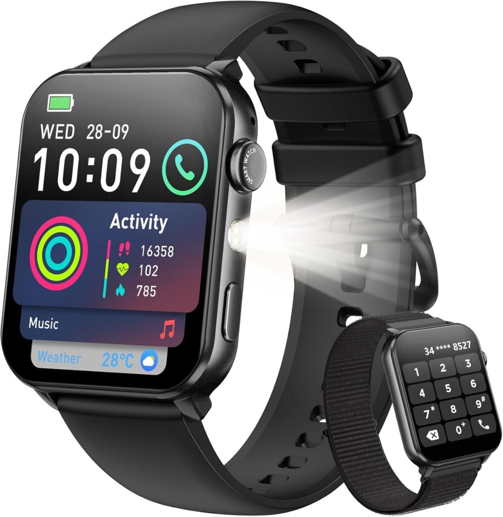 IOWODO Women’s Smart Watch : fonctionnalités Bluetooth et étanchéité IP68 pour Android/iOS