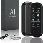 Appareil de traduction portable sans WiFi, supporte 139 langues et traduction hors ligne.