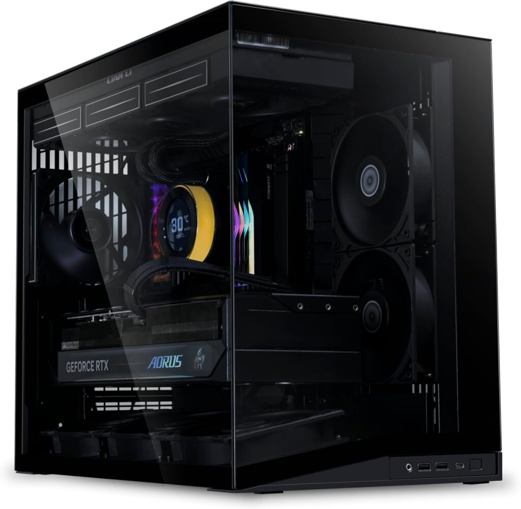 Lian Li O11 Dynamic Mini V2 Flow : Boîtier Mid-Tower optimisé pour le refroidissement.