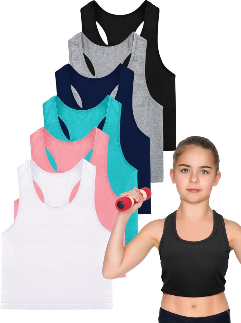 Geyoga lance des débardeurs en coton pour la danse pour filles aux États-Unis.