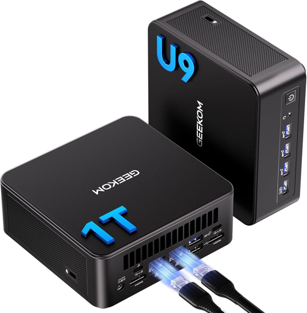 Geekom IT13 Max Mini PC avec Intel U9-185H : 16C/22T et double connexion 2.5G LAN