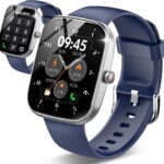 Csasan Montre Connectée IP68 avec Appel Bluetooth et Suivi Santé pour Android et iOS