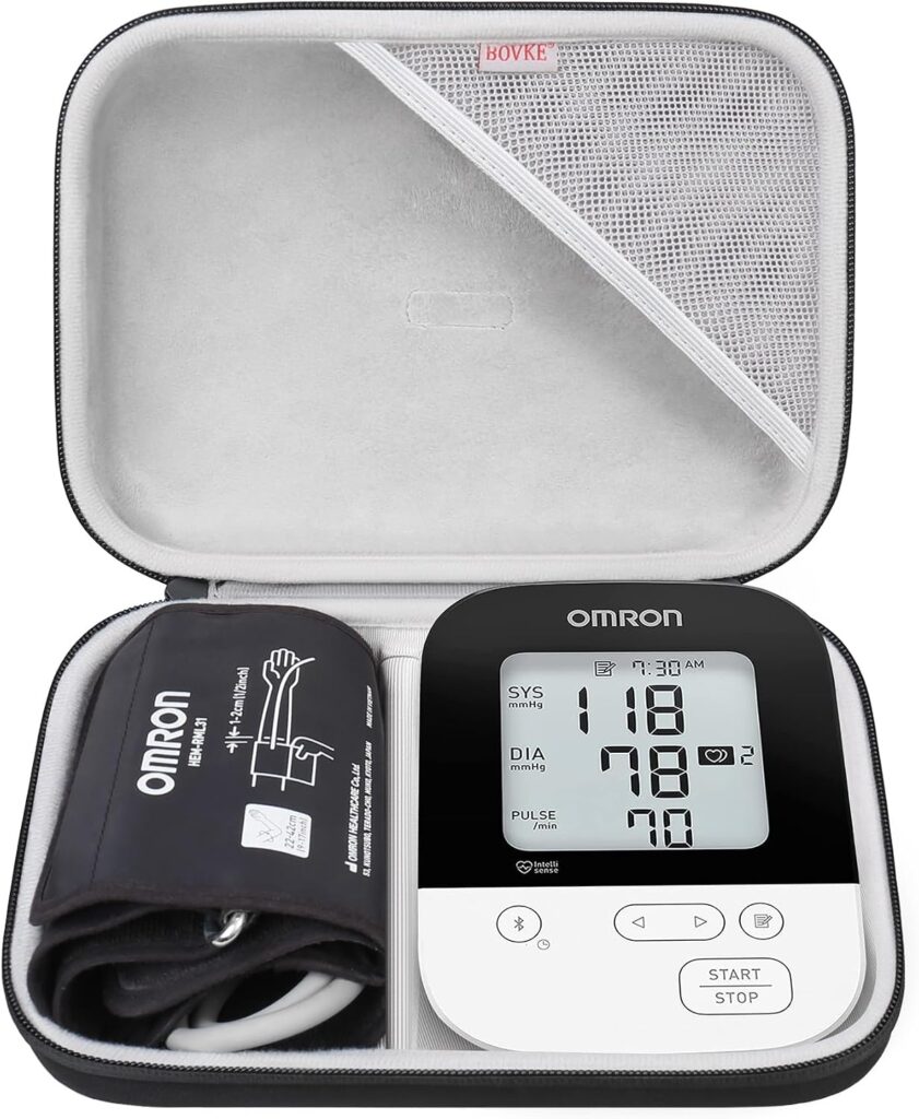 BOVKE OMRON X3 Comfort : étui de transport pour moniteur de pression artérielle, noir