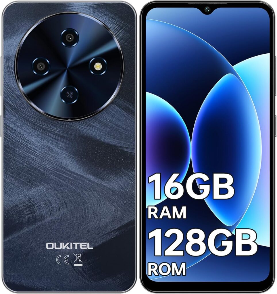 C5 : Smartphone 4G avec 16GB/128GB, batterie 5000mAh, disponible en Dual SIM.