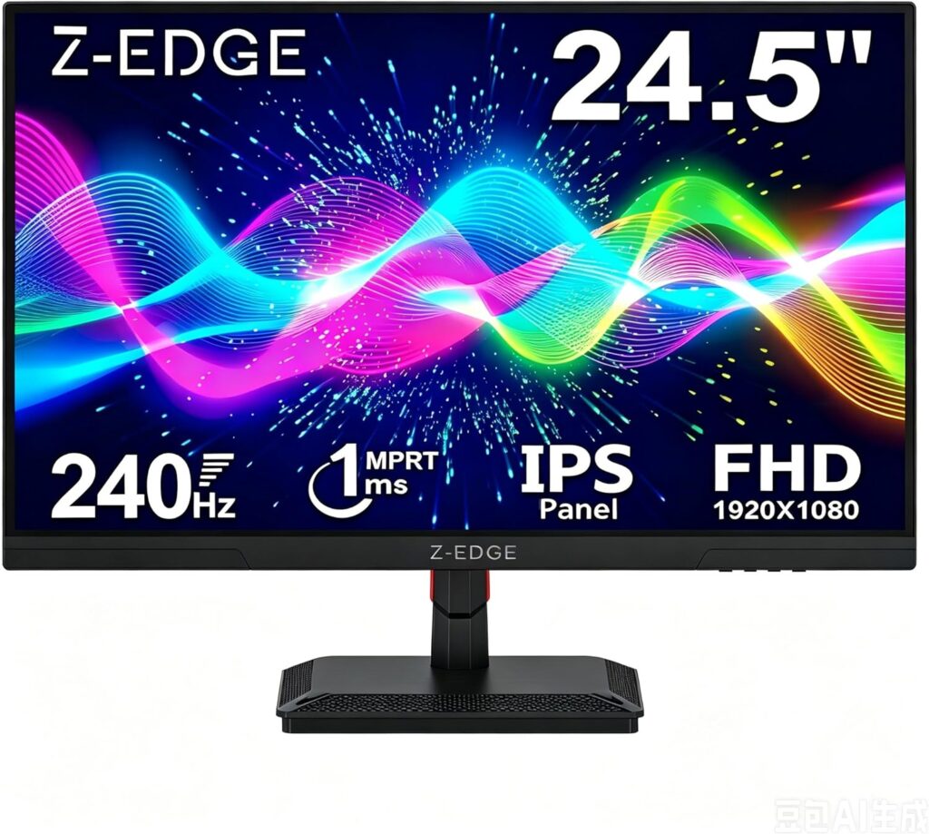 Z-Edge lance un moniteur de jeu FHD 25 pouces, 240 Hz, avec technologie FreeSync et temps de réponse de 1 ms.