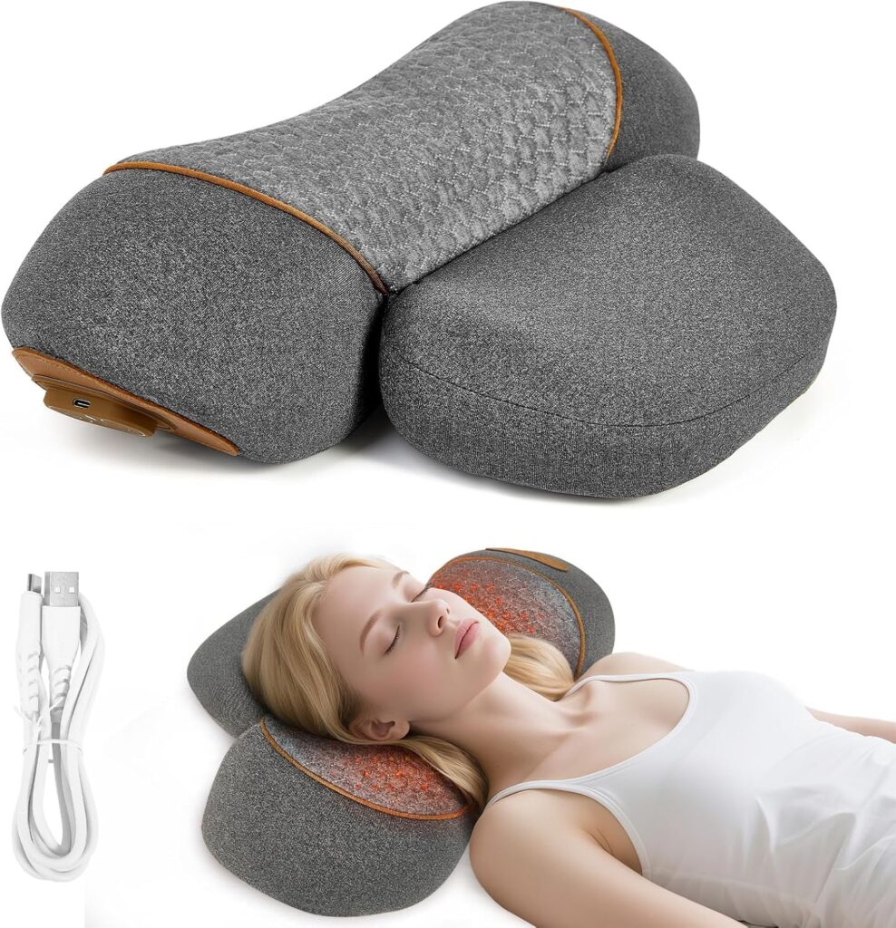 Cervicalm Spinea : dispositif 3 en 1 de massage cervical pour soulager les douleurs au bureau et à domicile.