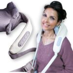 CLIMSOM présente un masseur cervical Shiatsu sans fil avec 6 têtes et 3 niveaux de chaleur.