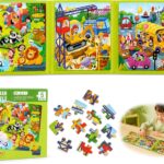 Magnetic Puzzle de 25-30-42 pièces : un jeu éducatif pour enfants de 3 à 6 ans axé sur l’apprentissage.