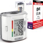 SC 6400 : Tensiomètre de poignet avec indicateur OMS et 85 mémoires disponible en pharmacie.