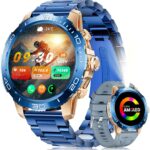 Montre connectée homme avec écran AMOLED de 1,43 pouces, 200 modes sportifs et Bluetooth.