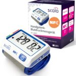 Nouveau moniteur de pression artérielle numérique SC 6027 NFC avec transfert de données via application.
