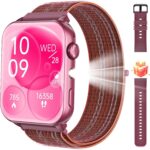 Montre connectée pour femmes : appels Bluetooth, affichage HD, 120 modes sportifs, étanchéité IP68