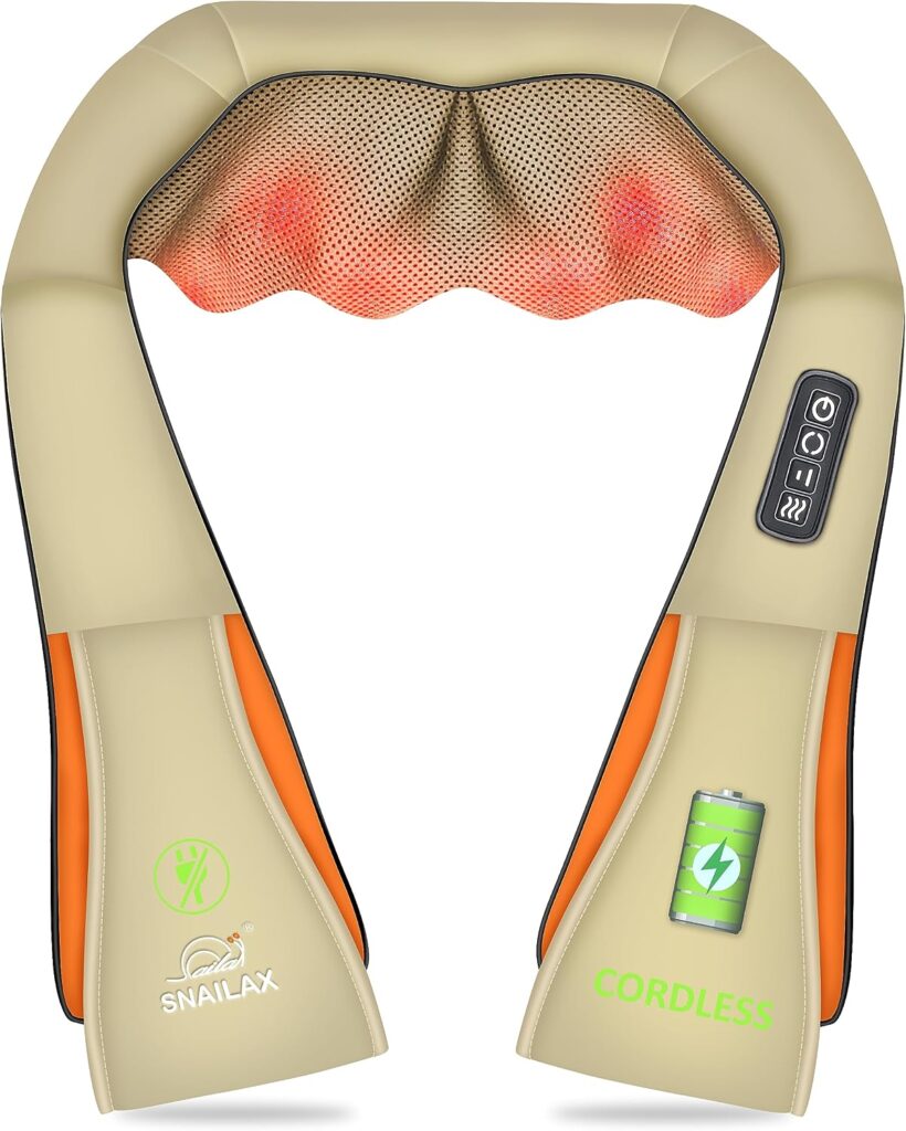 Le masseur cervical Snailax Shiatsu testé pour ses effets sur la détente musculaire.