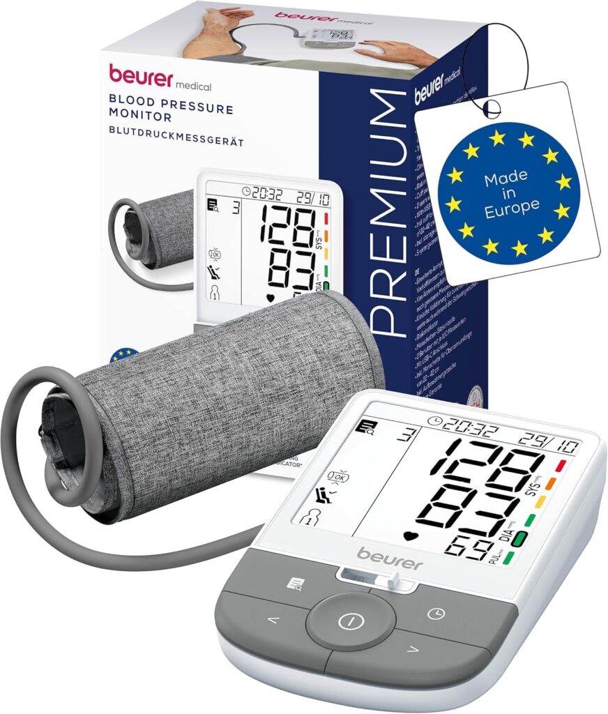 Beurer BM 53 : Moniteur de tension artérielle avec détection de la fibrillation auriculaire et transfert de données.