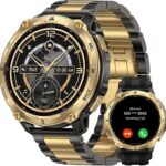 KOSPET Tank T4 Special Edition : montre connectée homme avec GPS et bracelet en acier.