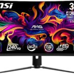 MSI lance le moniteur gaming incurvé MPG 321CURX QD-OLED de 31,5 pouces UHD 240 Hz.
