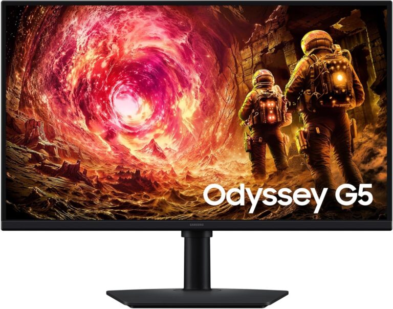 Samsung Odyssey G5 G50F : Moniteur Gaming QHD 32″ 180Hz, 1ms avec HDMI et DisplayPort