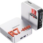 GEEKOM A6 Mini PC : AMD Ryzen 7 6800H et 4 écrans 8K dans un boîtier aluminium.