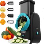 Cecotec présente un robot culinaire avec 4 cylindres interchangeables pour la préparation rapide de salades.