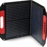 Einhell présente un panneau solaire pliable de 40 W pour stations d&rsquo;alimentation mobiles.