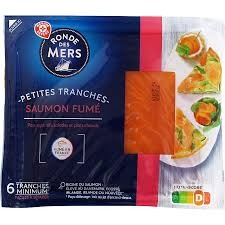 saumon fumé et lardons de saumon
