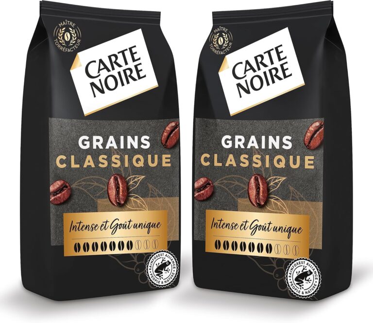 Carte Noire lance des paquets de 1kg de café en grains Pure Arabica certifiés Rainforest Alliance