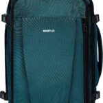Easyjet présente le ECOHUB : Sac à dos cabine étanche 30 L en PET recyclé, dimensions 45 x 36 x 20 cm.