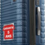 Valise cabine 36L conforme aux normes Ryanair et Lufthansa avec roulettes souples et serrure TSA