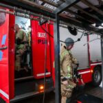 Incendie d&rsquo;une cabine haute tension à Hannut, services d&rsquo;urgence mobilisés.