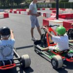 Gouy-Saint-André : essai du Drift trike Artois Picardie sur circuit fermé.