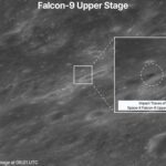 SpaceX : un étage de Falcon 9 s&rsquo;écrase sur la Lune, provoquant un cratère important.
