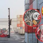 Importation de nouveaux stocks de viande rouge, bananes et pièces auto sur le marché.