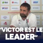Freddy Fauthoux désigne Victor comme le leader de l’équipe des Bleus de basket