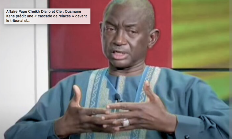 Affaire Pape Cheikh Diallo : Ousmane Kane annonce des relaxes au tribunal.