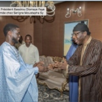 Tivaouane : Le Président Bassirou Diomaye Faye termine sa tournée chez Serigne Moustapha Sy.