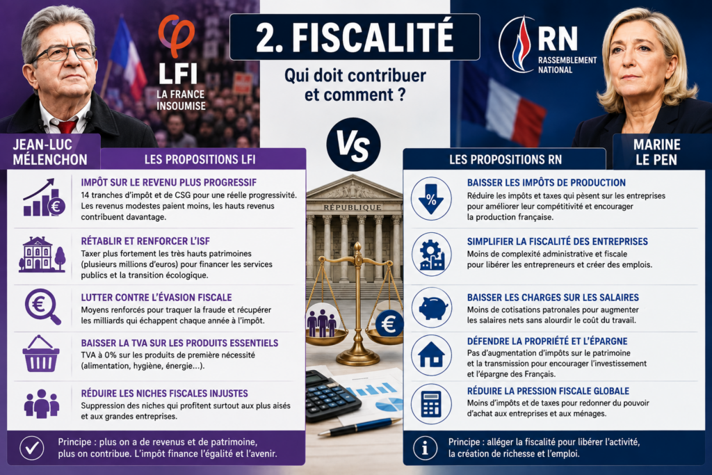 Fiscalité : la différence est particulièrement nette