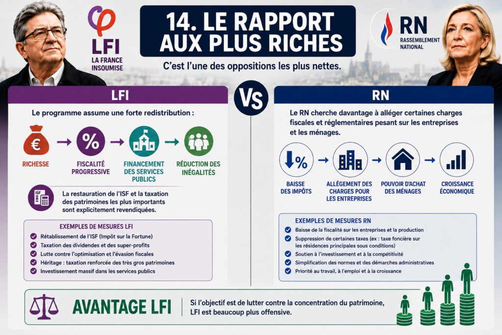 Le rapport aux plus riches