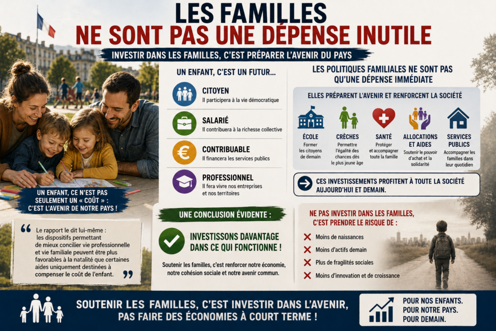Les familles ne sont pas une dépense inutile