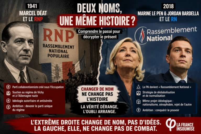 Pourquoi le FN est-il devenu « Rassemblement national » en 2018 ? Le nom qui rappelle le RNP de Marcel Déat