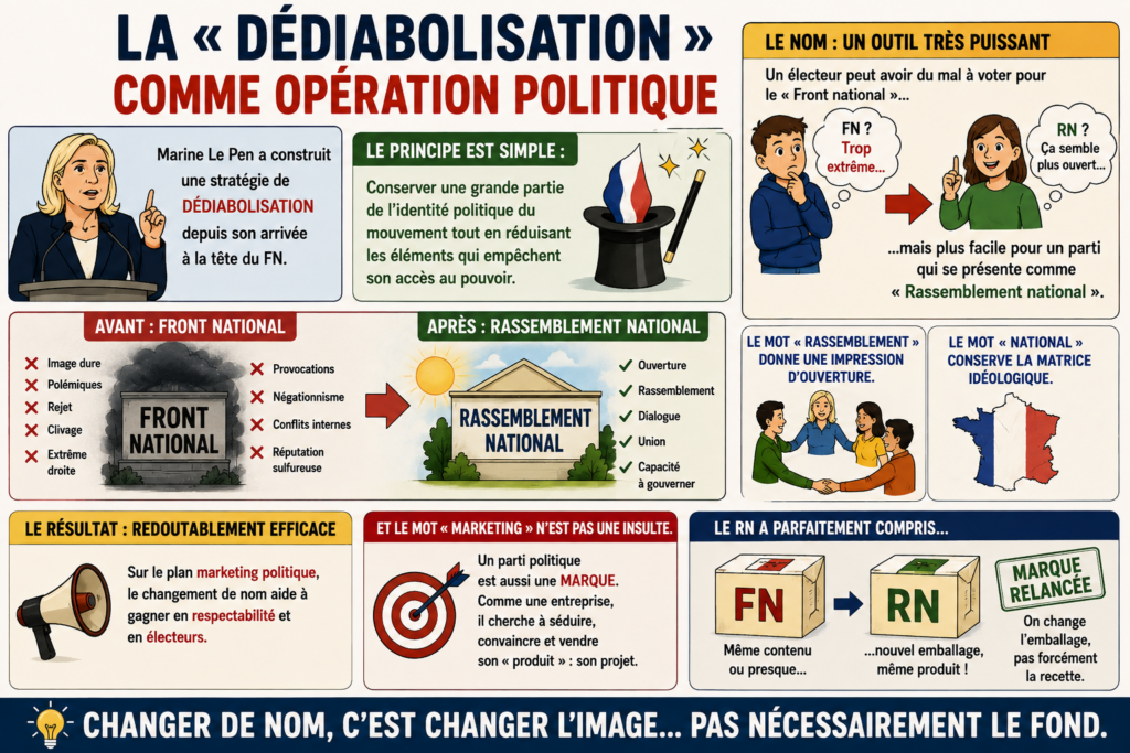 La « dédiabolisation » comme opération politique