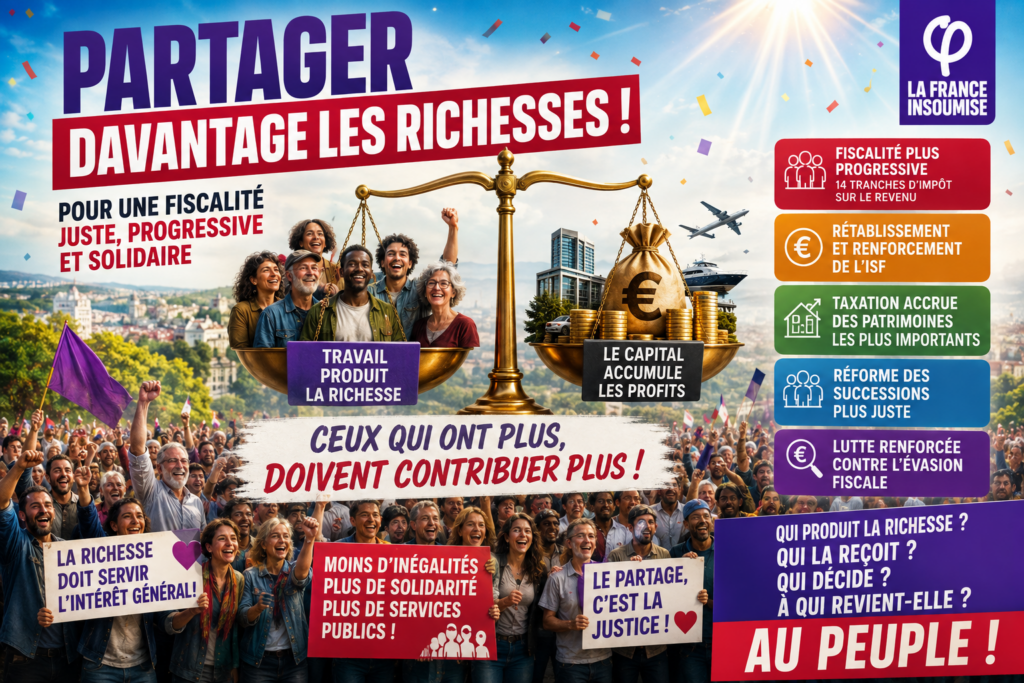 Partager davantage les richesses