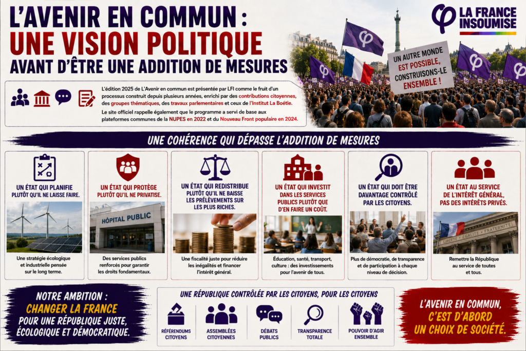 L'Avenir en commun : une vision politique avant d'être une addition de mes