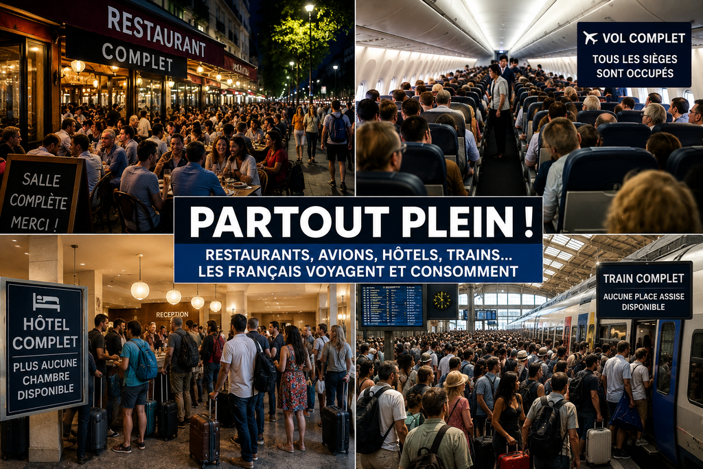 France : les Français seraient « en train de sombrer »… alors pourquoi consomment-ils, voyagent-ils et épargnent-ils autant ?