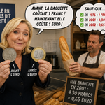 LE RN VOUS RACONTE QUE LA BAGUETTE EST PASSÉE DE 1 FRANC À 1 EURO
