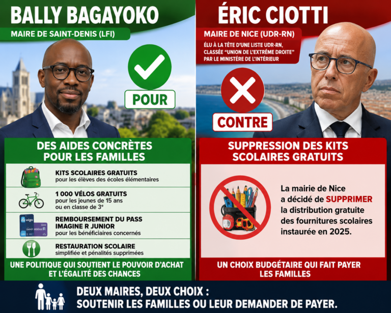 Nice et Saint-Denis : deux visions opposées de l'action municipale en faveur des familles