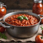 Recette traditionnelle : préparation d&rsquo;une sauce tomate maison selon la méthode grand-mère.