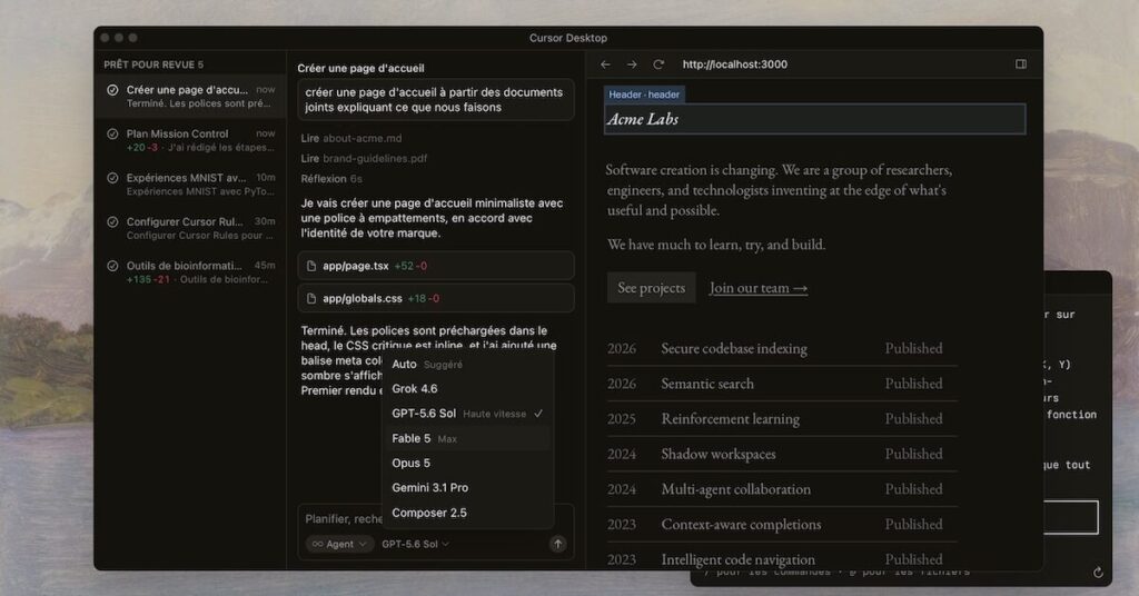 OpenAI cesse de fournir ses modèles à Cursor suite à son acquisition par SpaceX.
