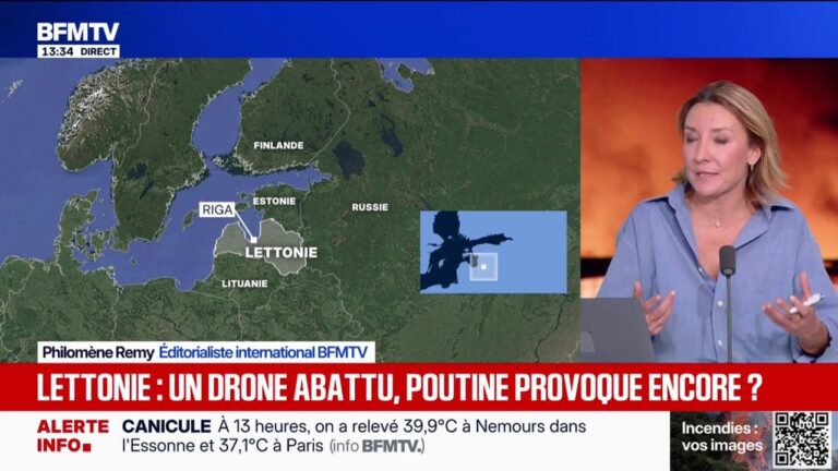 Des avions de l’Otan interceptent et abattent un drone dans l’espace aérien letton.